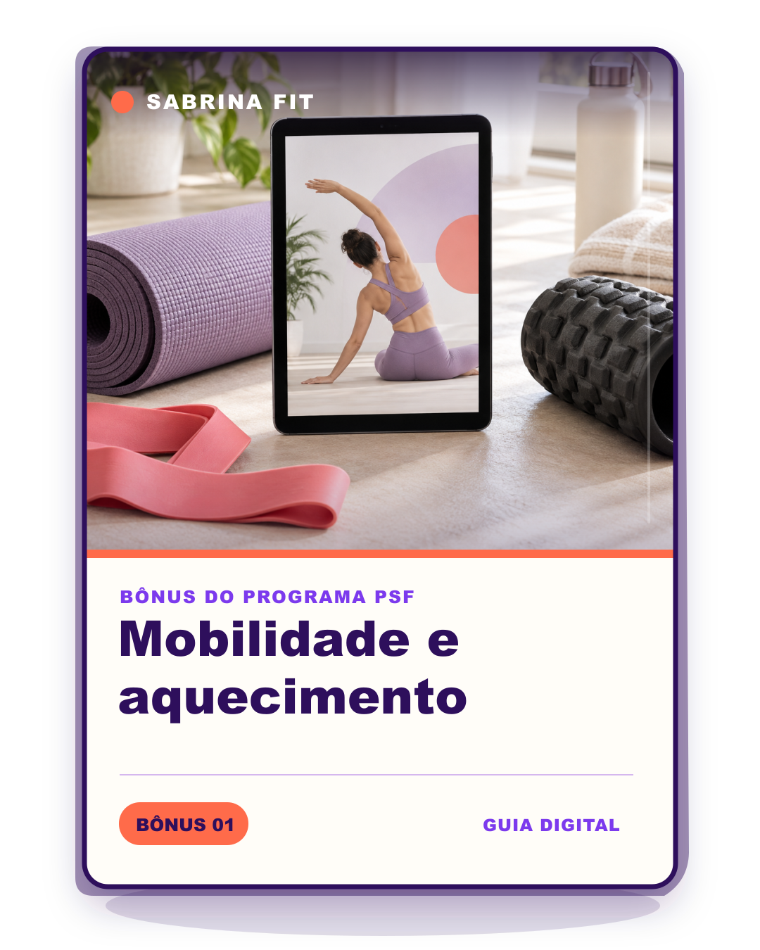 Mockup do bônus Mobilidade e Aquecimento
